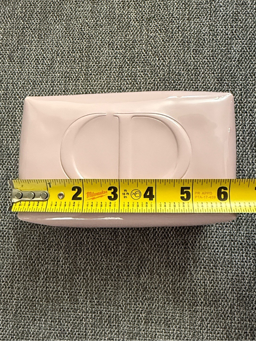 Dior Beauty Baby Pink Glossy Patent CD Makeup Bag Pouch New Authentic - Picture 15 of 15